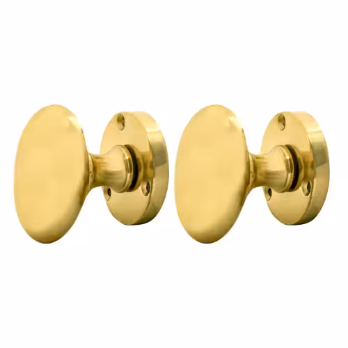 Oval Sprung Mortice Knobs