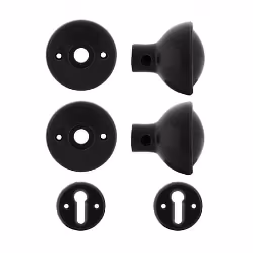 Plastic Rim/Mortice Knobset
