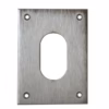 Large Oval Screw On Escutcheon
