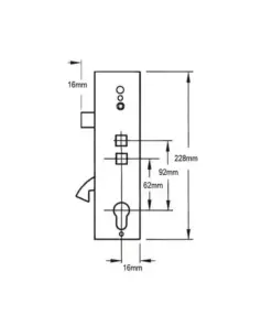 Collection Hookbolt Mulitpoint Gearbox - Lift Lever or Double Spindle