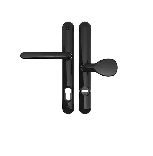 Secure Ultion TS007 2* Lever Pad UPVC Multipoint Door Handles - 92/62mm PZ Sprung 211mm Screw Centres