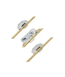 Latch 3 Deadbolts Key Wind Operated Multipoint Door Lock