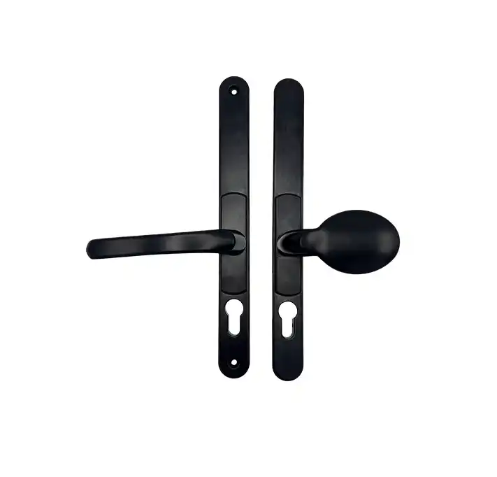 Lever Pad UPVC Multipoint Adjustable Door Handles - 62-95mm PZ Sprung 260mm Screw Centres