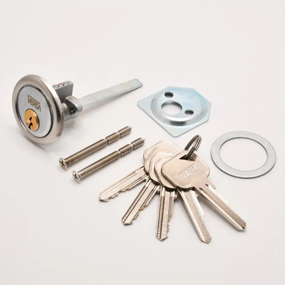 Dual Finish 6 Pin Rim Cylinder