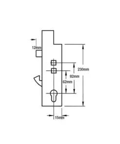 XL Genuine Multipoint Gearbox - Lift Lever or Double Spindle