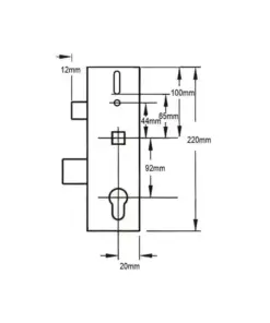 MK 1 Multipoint Gearbox - Lift Lever or Split Spindle Winlock