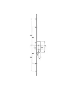 Doormaster Latch Hook 2 Rollers 2 Mushrooms Split Spindle UPVC Universal Repair Multipoint Door Lock