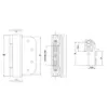 Elevator 2D Composite Door Hinge