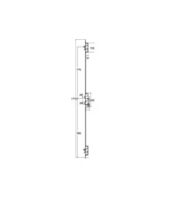 Lockmaster Key Turn Latch Deadbolt 2 Hooks 2 Anti Lift Pins Key Wind Multipoint Door Lock