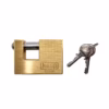 170 70mm Closed Shackle Brass Shutter Padlock